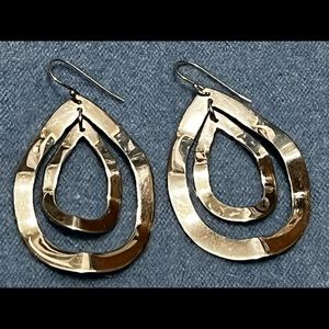 .925 Mexican Silver Geometric Earrings